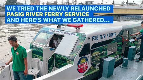 FREE PASIG RIVER FERRY: Stations, Schedule & Other Things .